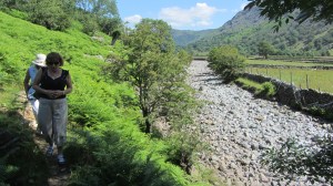 dry River bed walk in